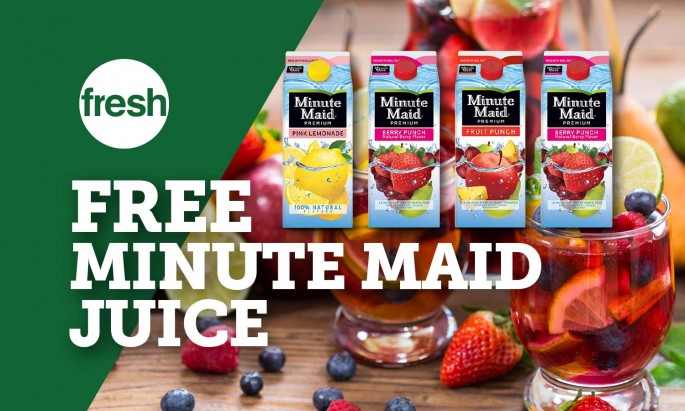 Free Minute Maid Juice Fresh Madison Market