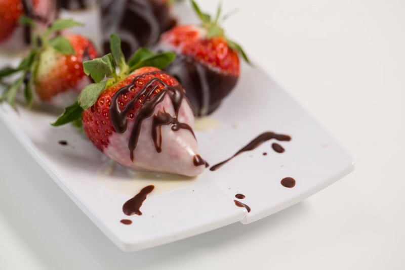 Image of a chocolate strawberry Top Quality at Fresh Madison Market